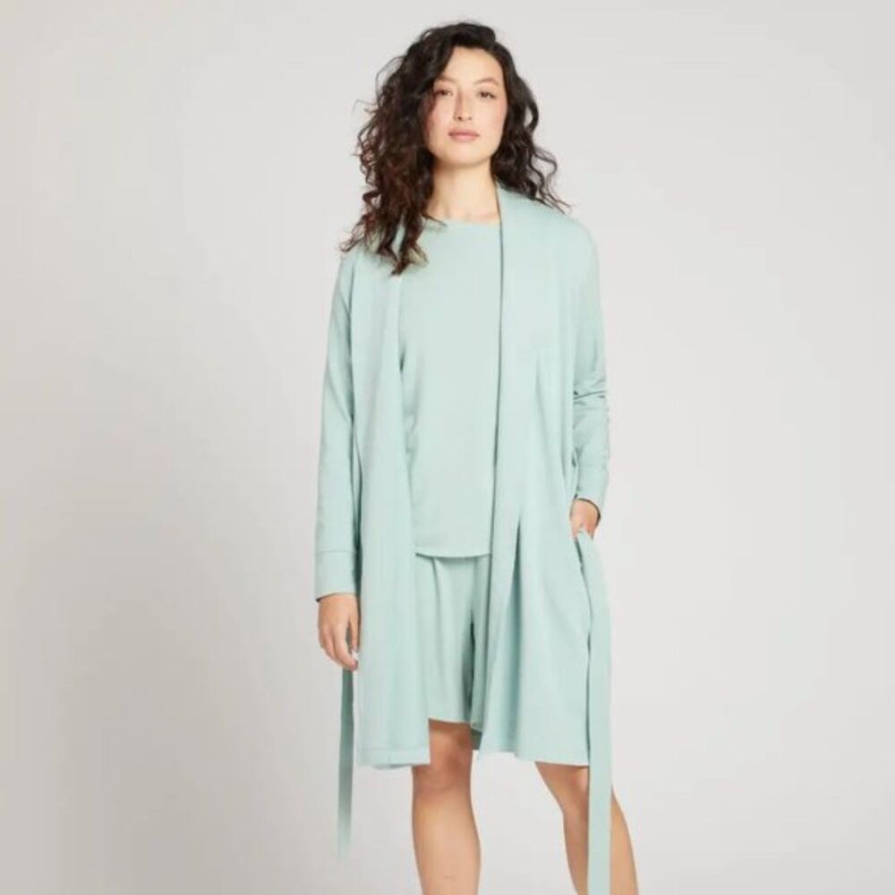 Universal Standard Rachele Lounge Robe Mist Size 6/8